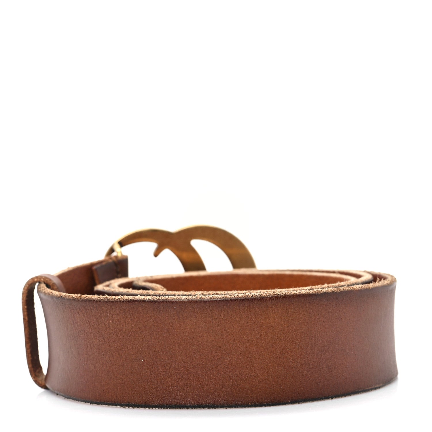 Gucci Faded Calfskin Double G 40mm Belt 95 38 Cuir 2 of 4