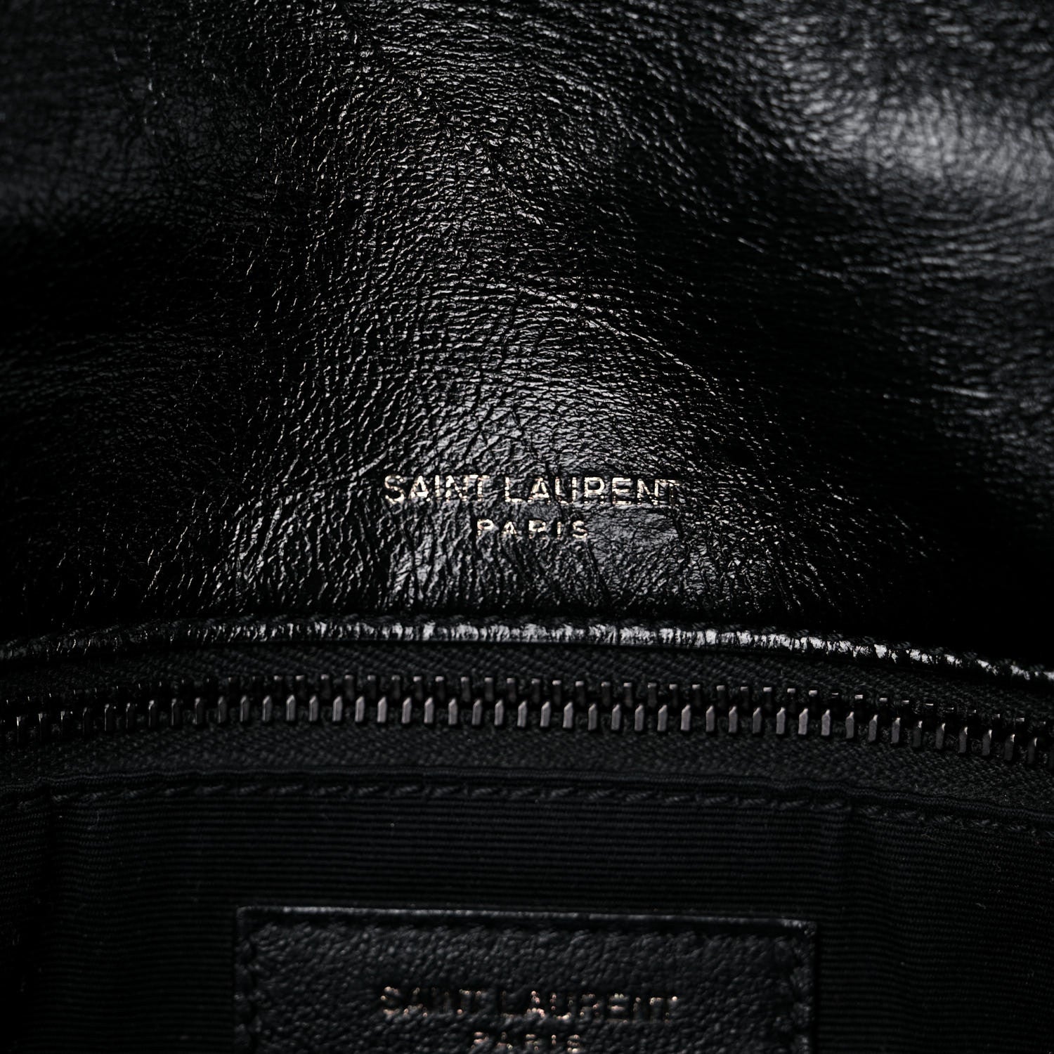 Saint Laurent Crinkled Calfskin Matelasse Monogram Medium Niki Chain Satchel Black 5 of 13
