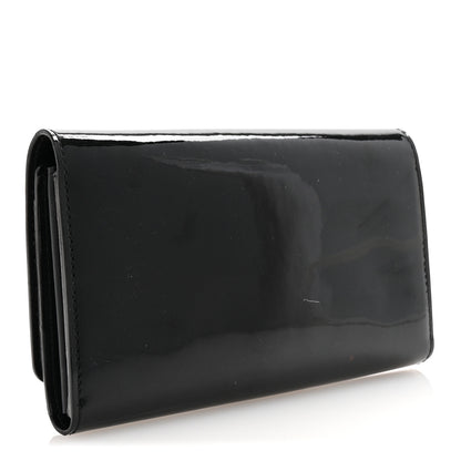 Louis Vuitton Patent Louise Wallet Black 3 of 6