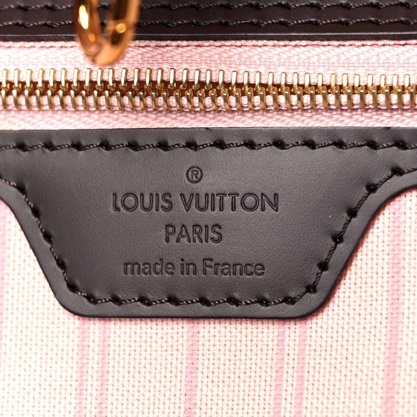 Damier Ebene Neo Neverfull MM Rose Ballerine
