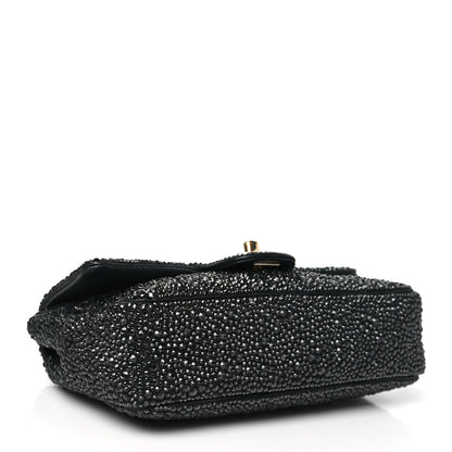 Chanel Lambskin Crystal Diamante Small Flap Black 4 of 13