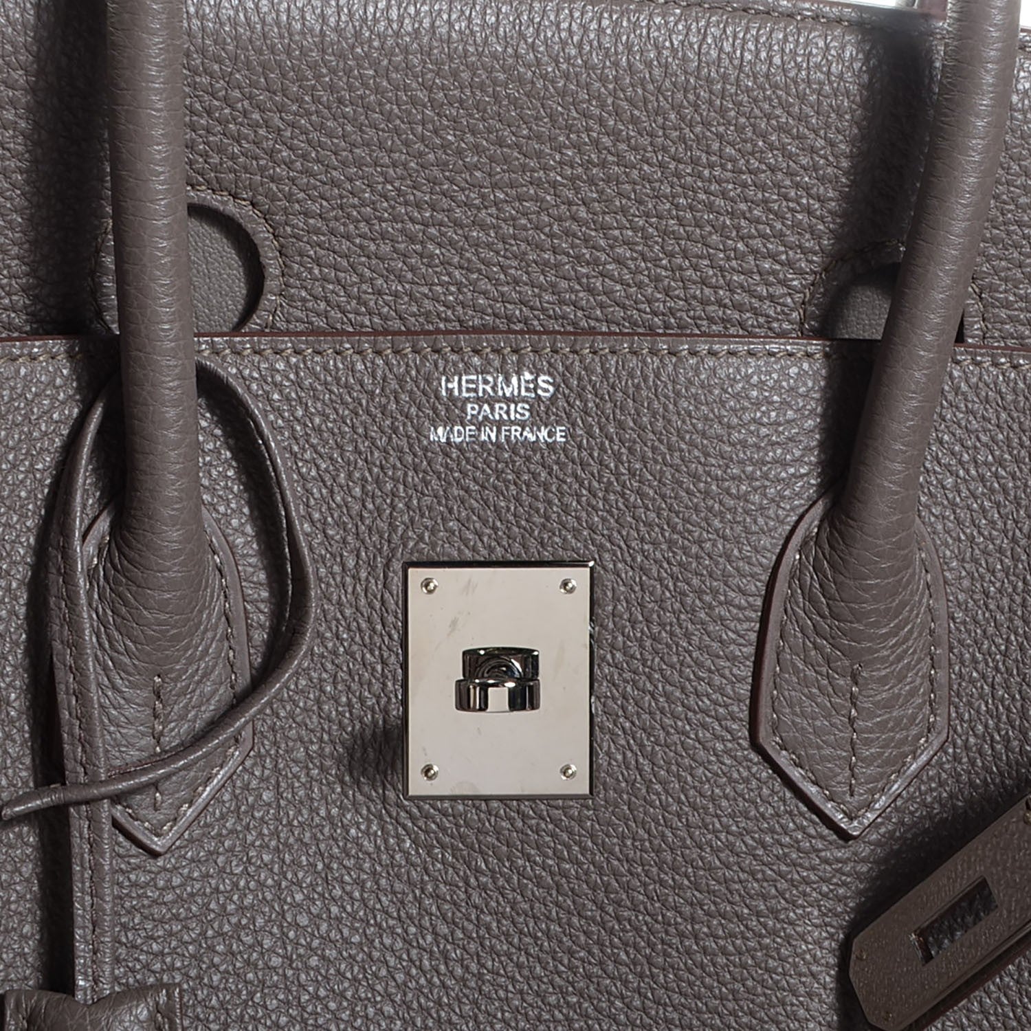 Hermes Togo Birkin 35 Etain 19 of 25