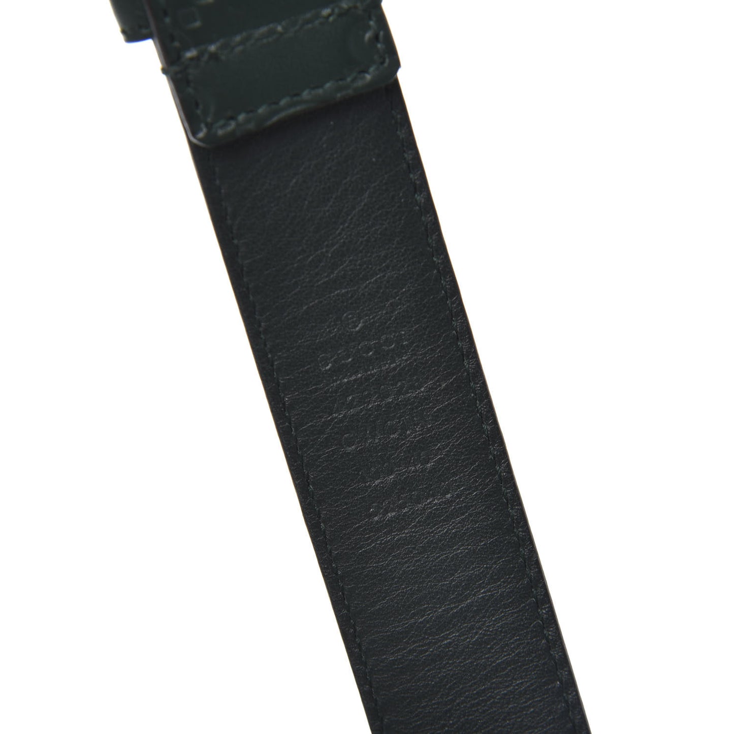Guccissima Signature 30mm Belt 105 42 Verde