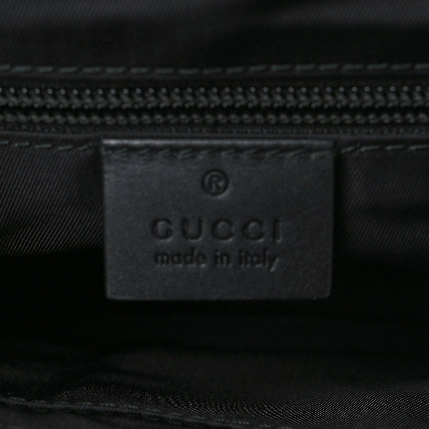 GG Supreme Monogram Web Messenger Bag Black