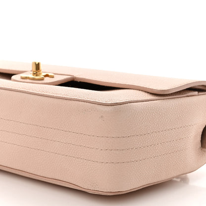 Chanel Grained Calfskin Medium Classic Pure Double Flap Nude 9 of 9