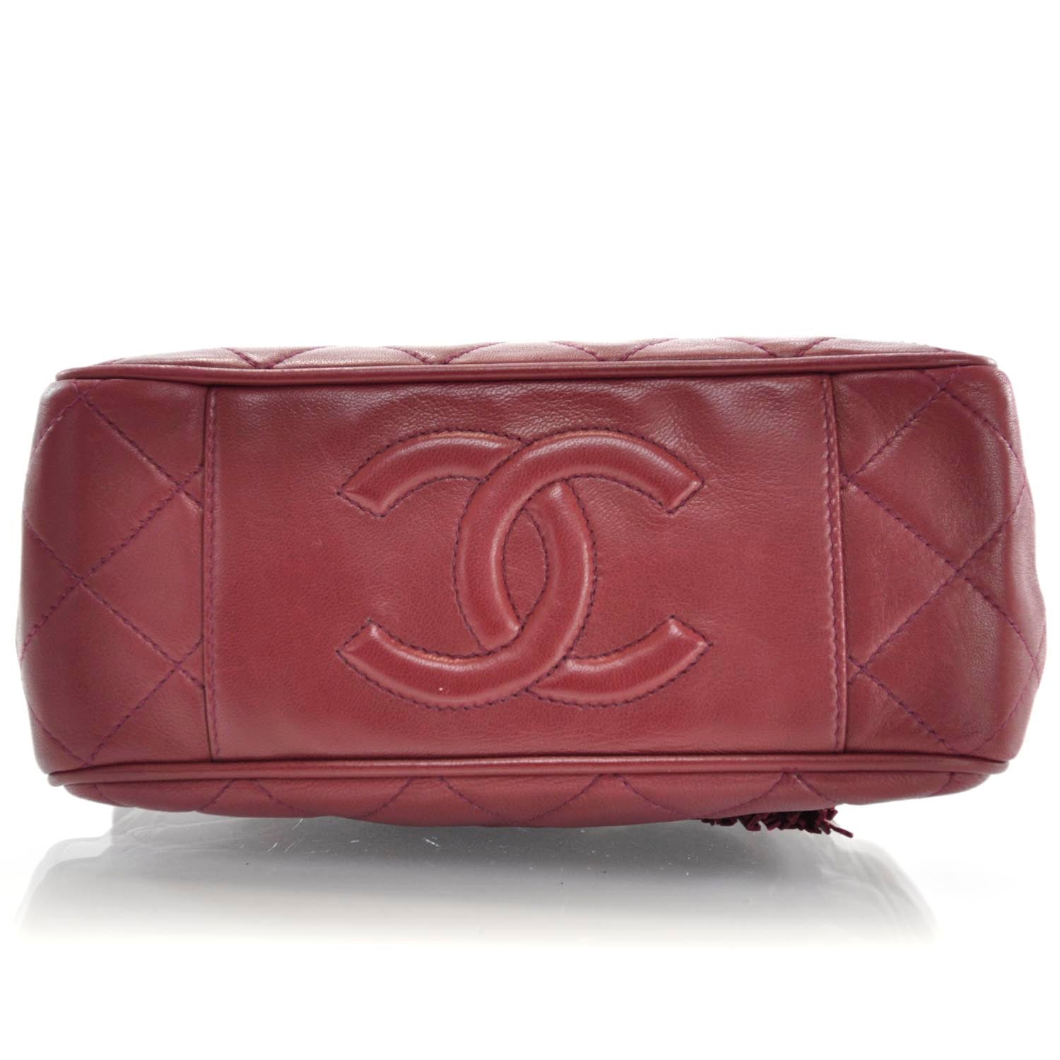 Chanel Lambskin Tassel Bag Red 7 of 10