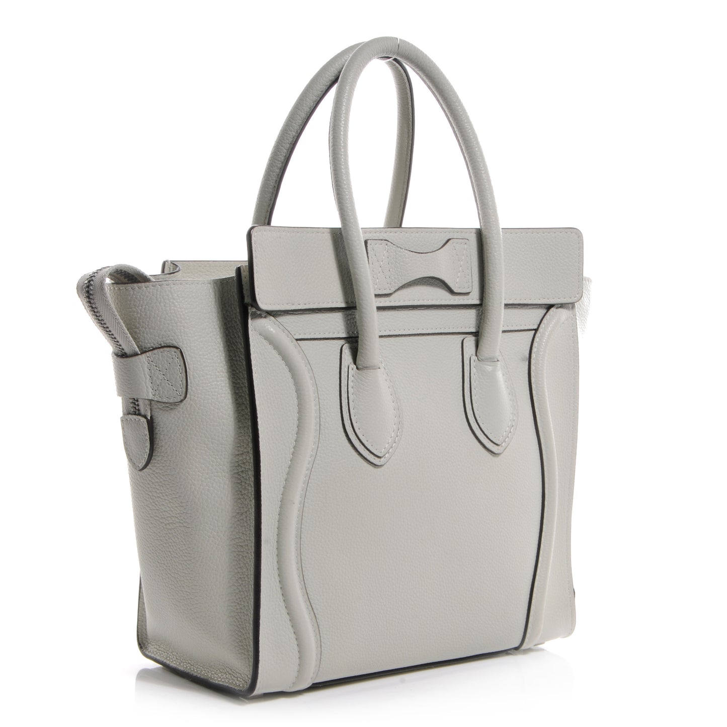 Drummed Leather Micro Luggage Lune
