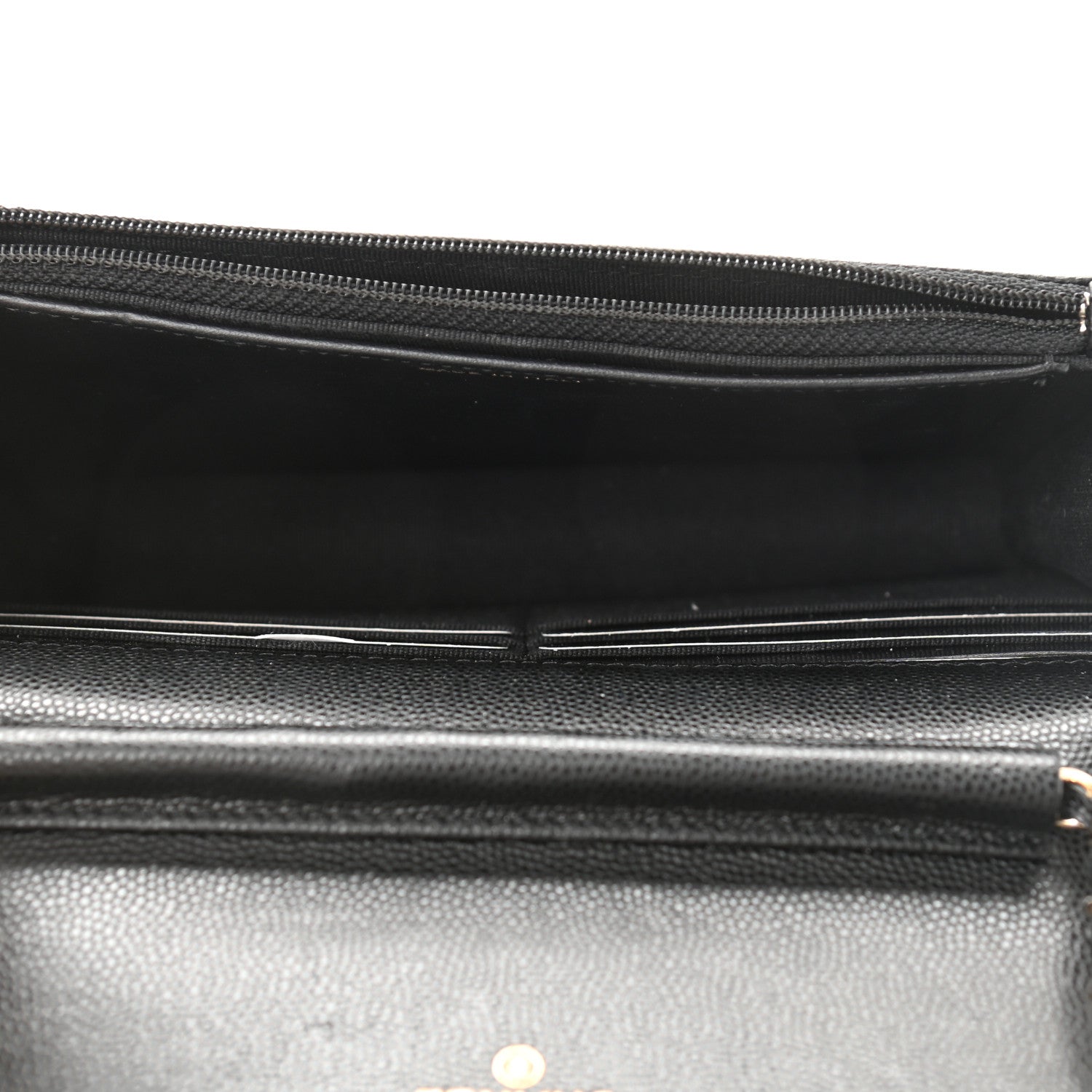 Chanel Caviar Quilted Crystal CC Wallet On Chain WOC Black 5 of 12