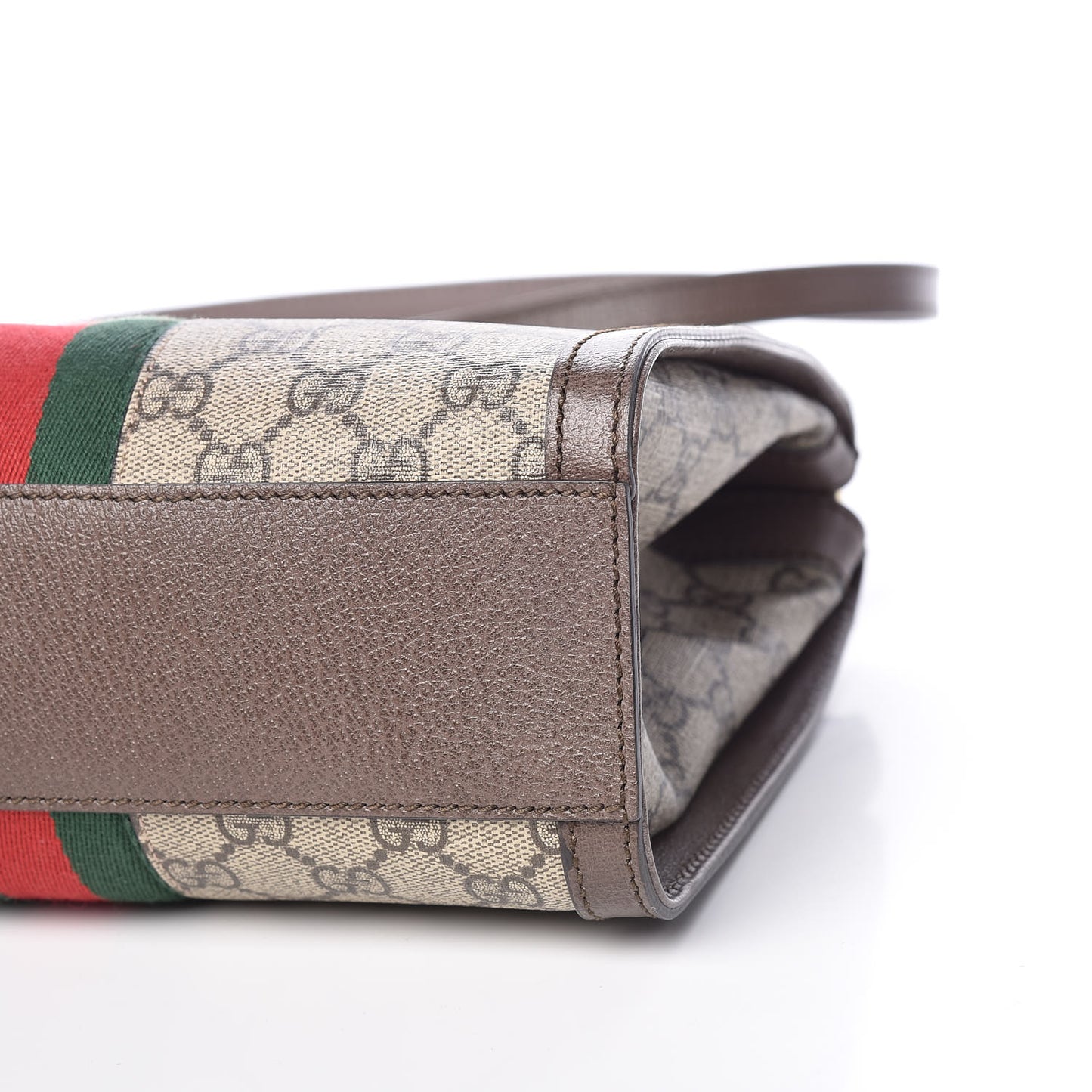 GG Supreme Monogram Small Ophidia Tote Bag Brown