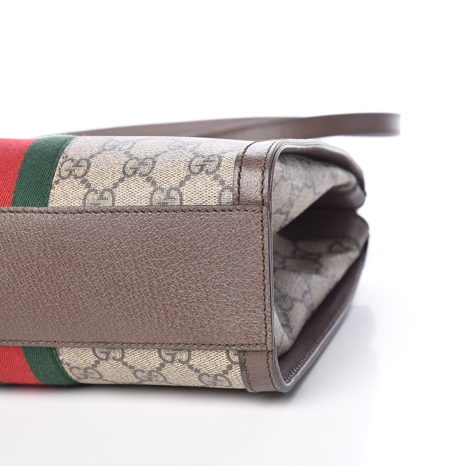 Gucci GG Supreme Monogram Small Ophidia Tote Bag Brown 7 of 10