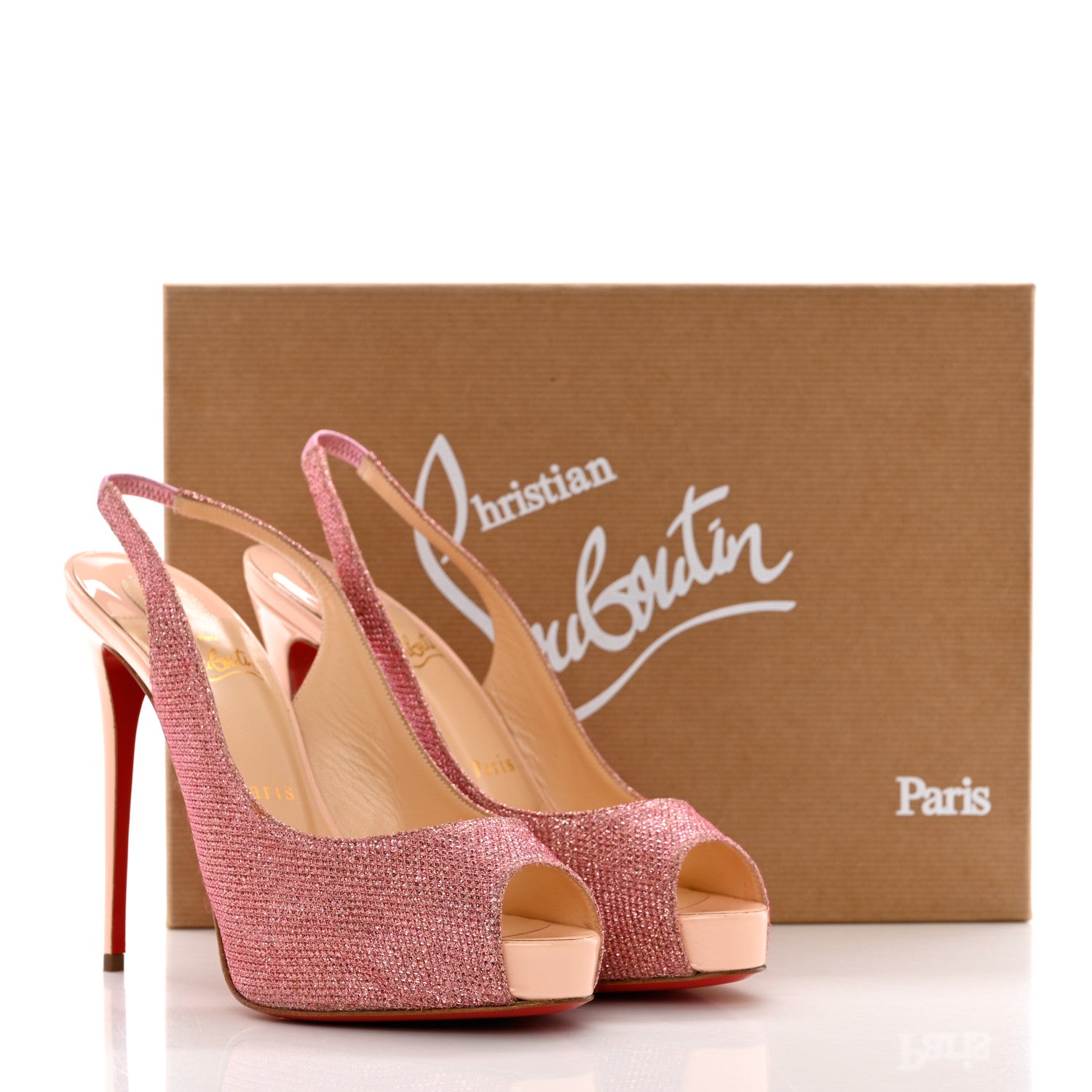 Christian Louboutin Glitter Private Number 120 Pumps 37 Poudre 8 of 8