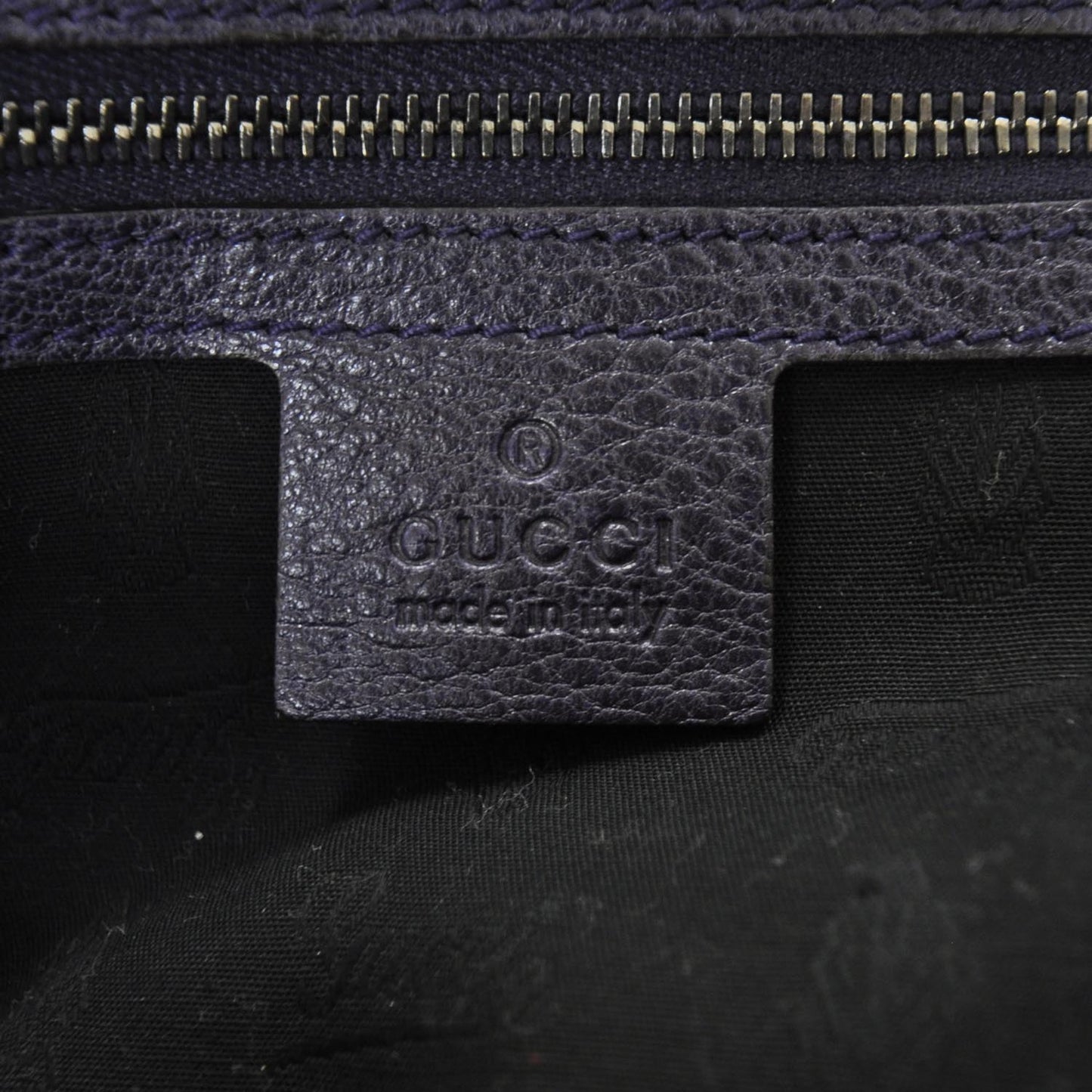 Suede Icon Bit Medium Shoulder Bag Purple