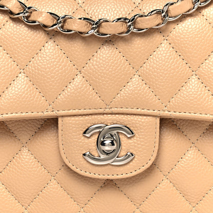 Chanel Caviar Quilted Small Double Flap Beige 8 of 12