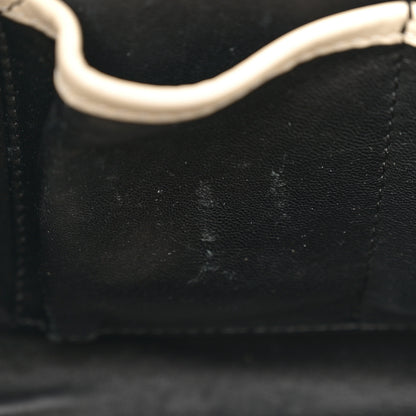 Valentino Garavani Vitello Bi-Color Small Rockstud Double Handle Tote Ivory Black 10 of 15