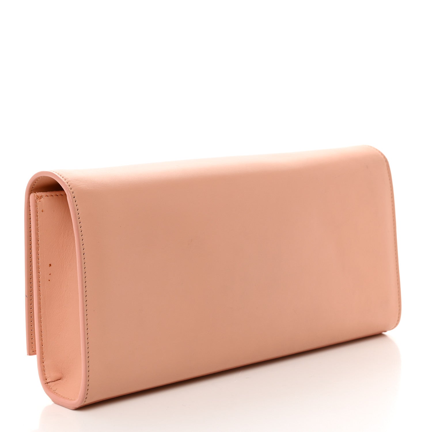 Saint Laurent Calfskin Classic Monogram Cassandre Clutch Blush 3 of 11