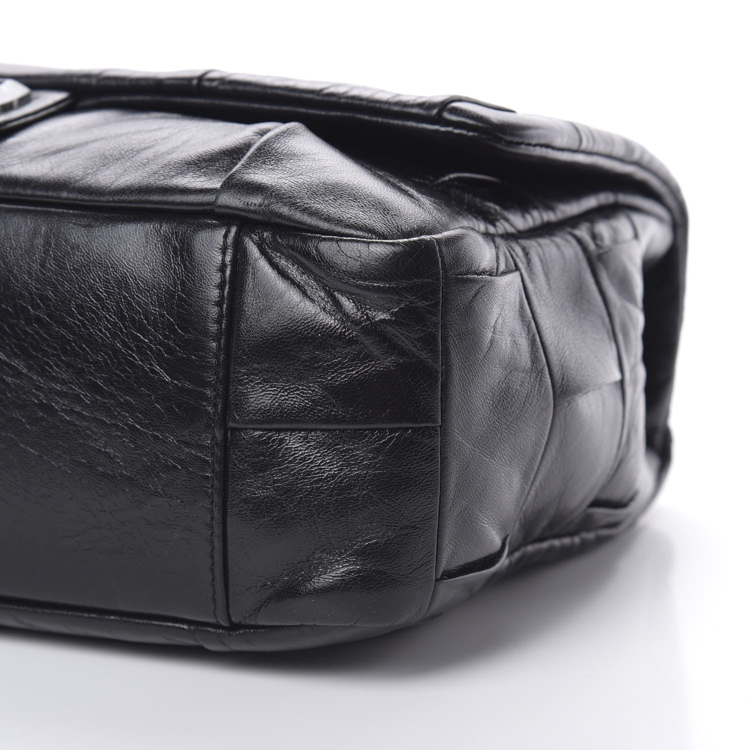 Chanel Lambskin Patchwork Medium Mademoiselle Flap Black 10 of 10