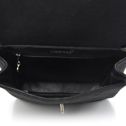 Chanel Jersey Quilted Double Sided Flap Black 5 of 15
