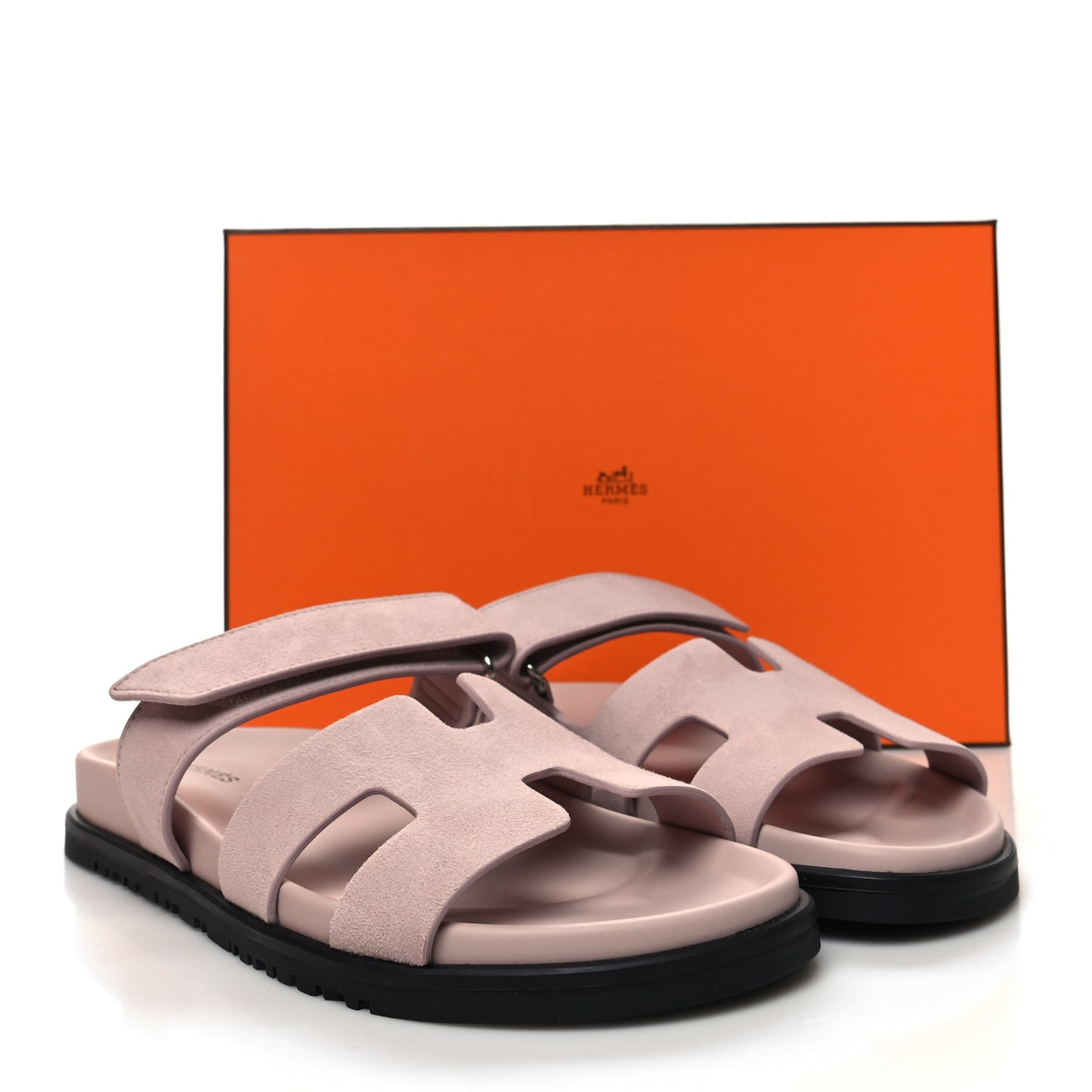 Suede Goatskin Womens Chypre Sandals 38 Rose Porcelaine