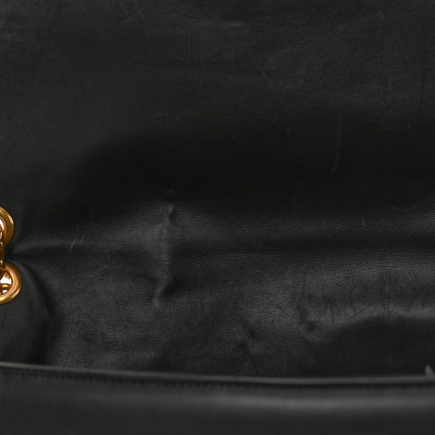 Calfskin Matelasse Maxi GG Marmont Top Handle Shoulder Bag Black Black