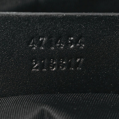 Gucci GG Supreme Monogram Web Messenger Bag Black 6 of 10