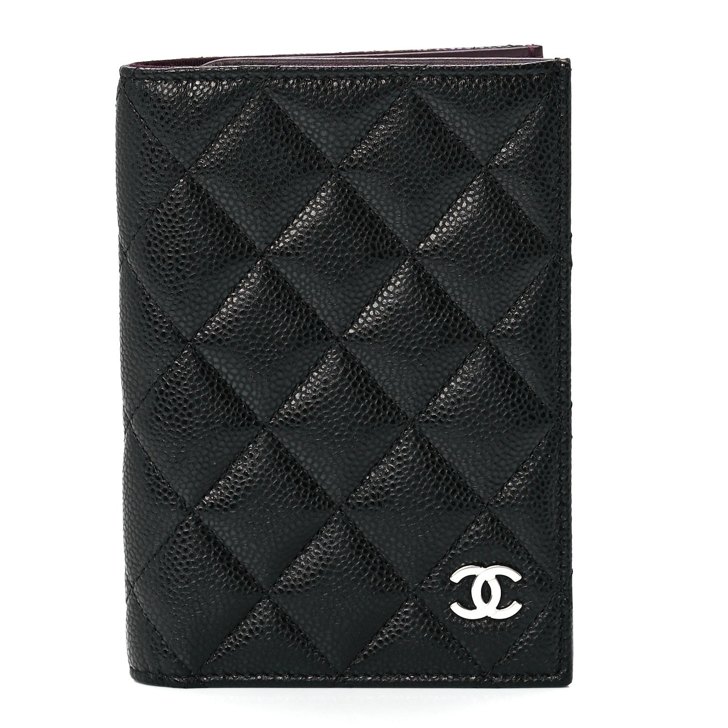 Chanel Caviar Quilted Passport Holder Black 1 of 12