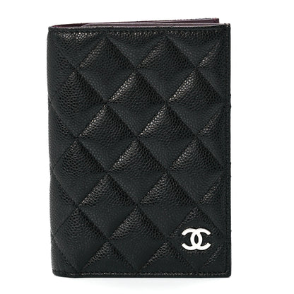 Chanel Caviar Quilted Passport Holder Black 1 of 12