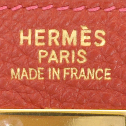 Hermes Togo Kelly Retourne 35 Vermillion 10 of 12
