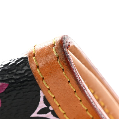 Louis Vuitton Monogram Multicolor Porte-Monnaie Plat Coin Purse Black 13 of 13