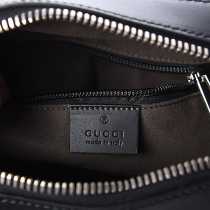 Gucci GG Supreme Monogram Flat Messenger Bag Black 5 of 7