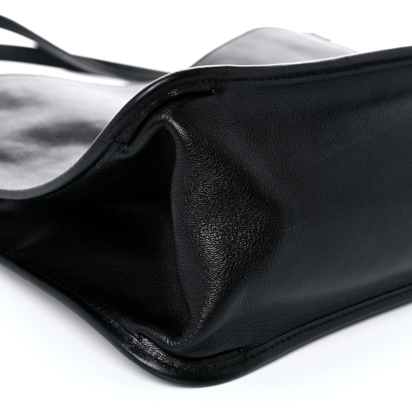 New Sakai Calfskin Lux Horsebit 1955 Tote Bag Black