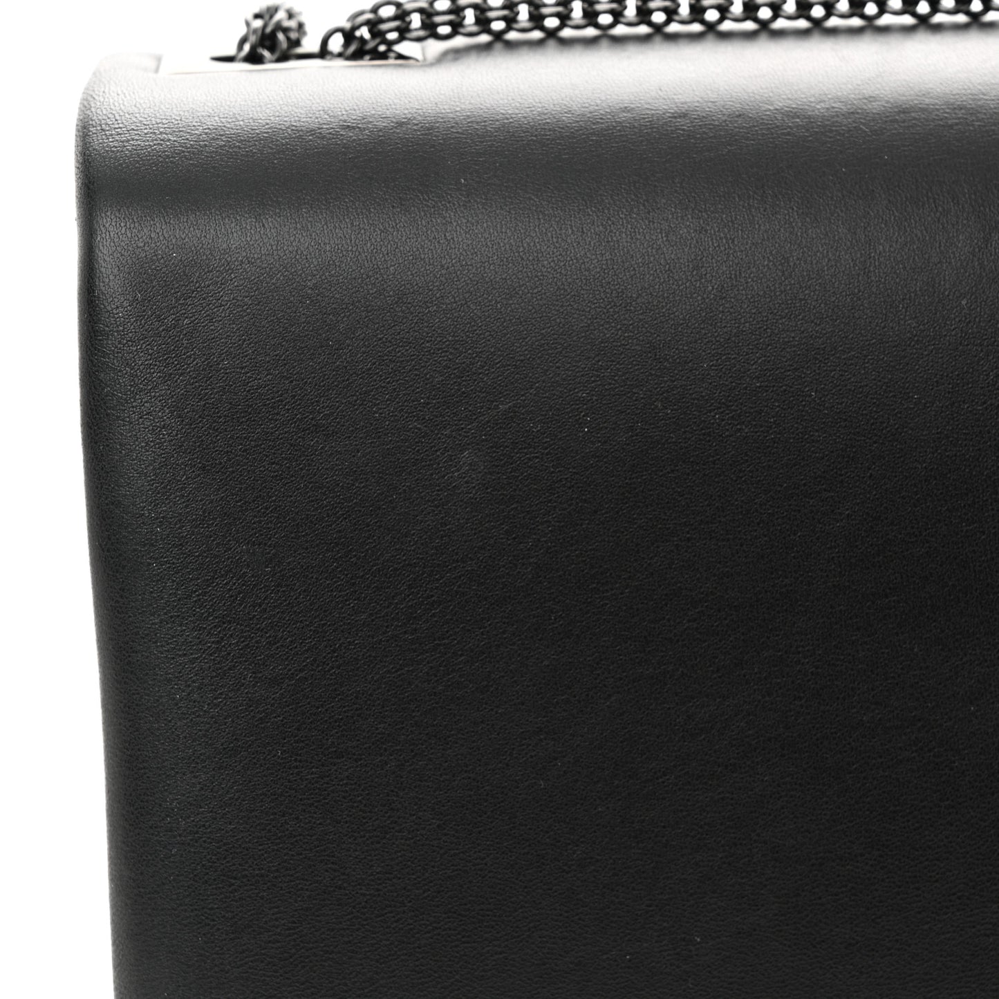 VALENTINO GARAVANI Nappa Tonal One Stud Chain Shoulder Bag Black
