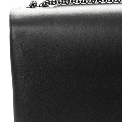Valentino Garavani VALENTINO GARAVANI Nappa Tonal One Stud Chain Shoulder Bag Black 15 of 15