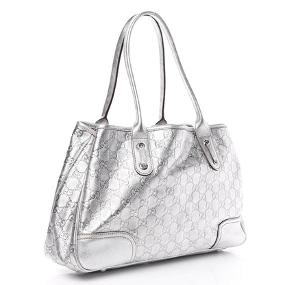 Gucci Guccissima Medium Princy Tote Silver 2 of 9