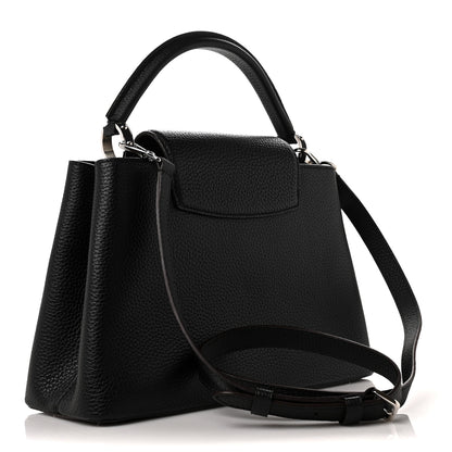 Louis Vuitton Taurillon Capucines PM Black 3 of 8