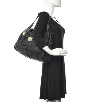 Jimmy Choo Calfskin Ramona Tote Black 2 of 9