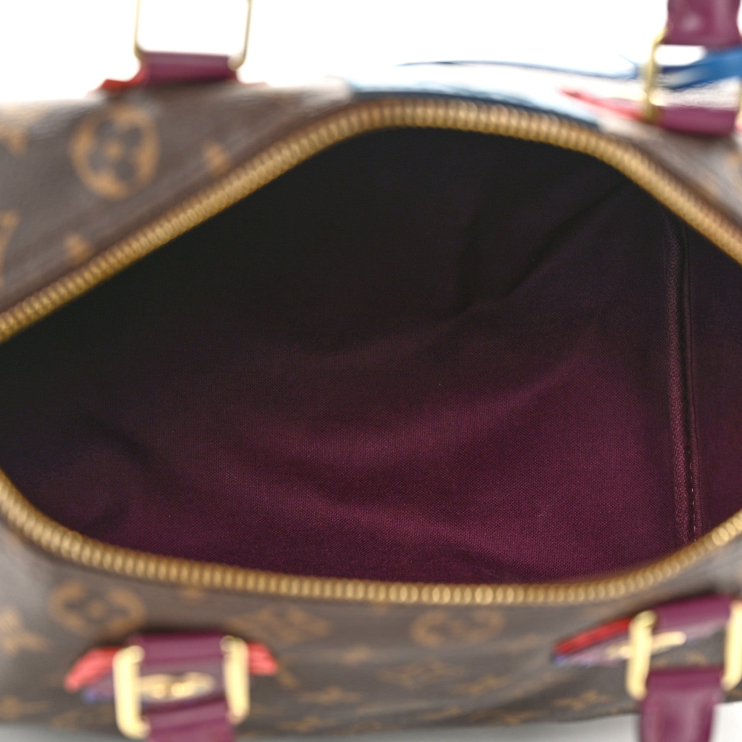 Louis Vuitton Monogram Totem Speedy 30 Magenta 5 of 9