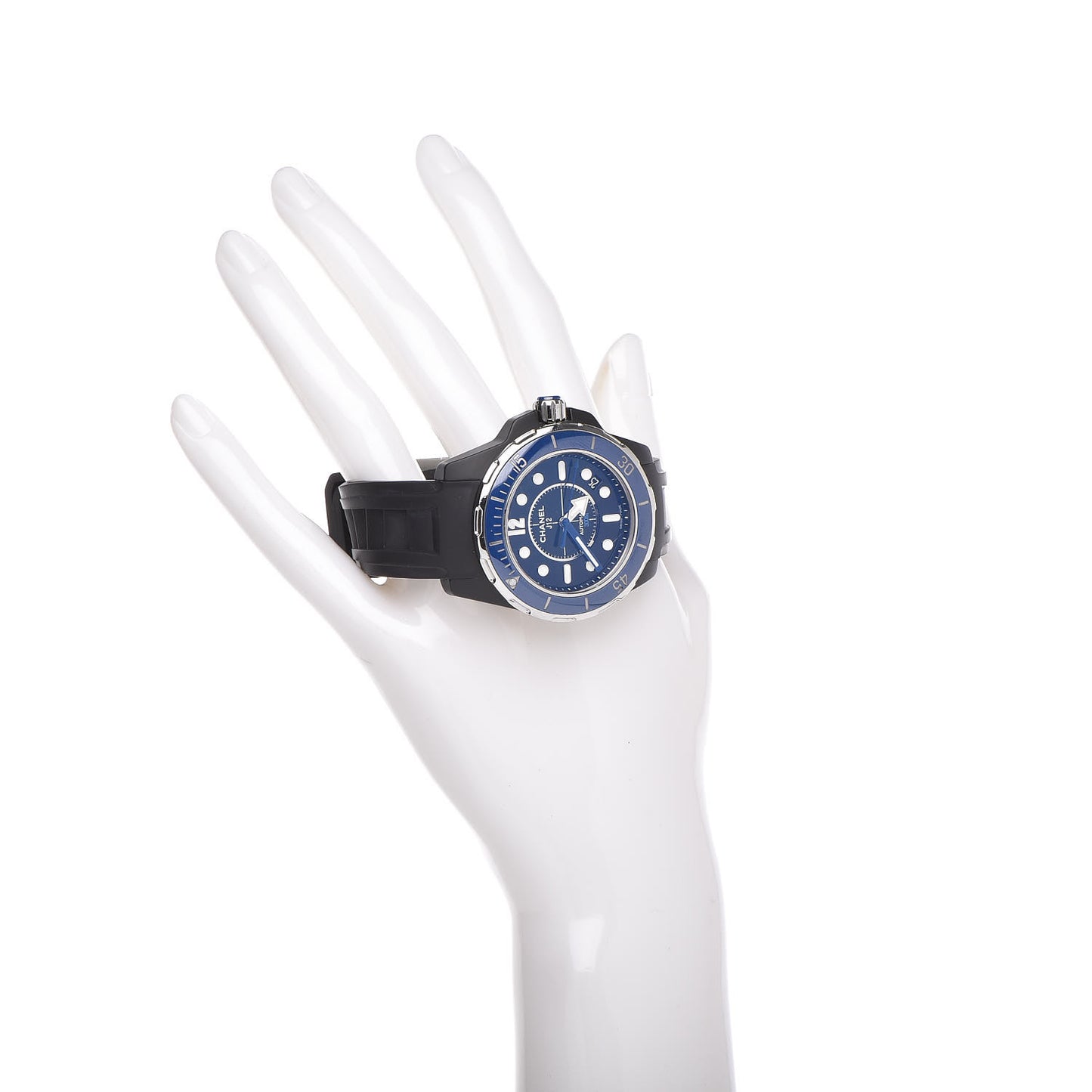 Stainless Steel Ceramic Rubber 41mm J12 Marine Automatic Watch Black