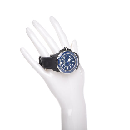 Chanel Stainless Steel Ceramic Rubber 41mm J12 Marine Automatic Watch Black 2 of 5