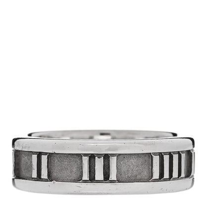 Tiffany Sterling Silver Atlas Ring 54 7 3 of 4