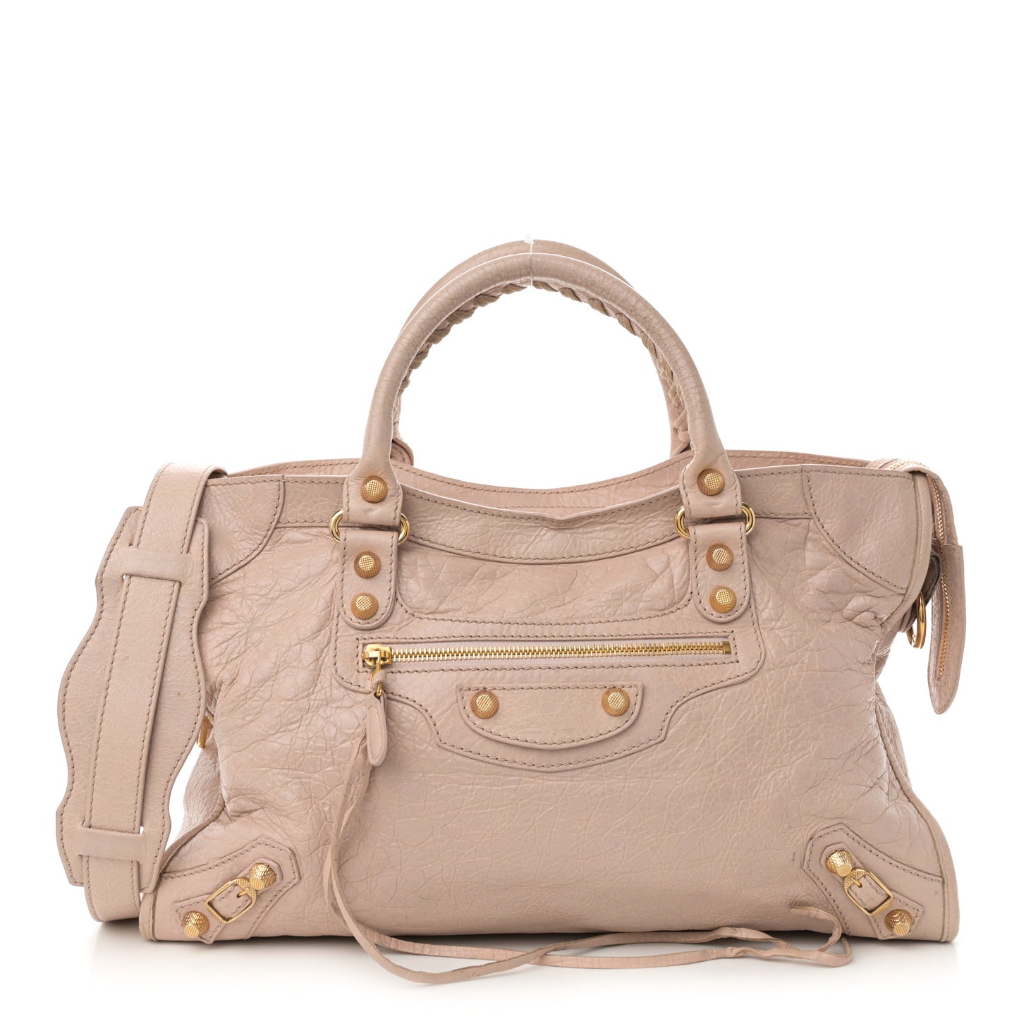 Agneau Giant 12 Gold Hardware City Rose Aubepine Rose Light