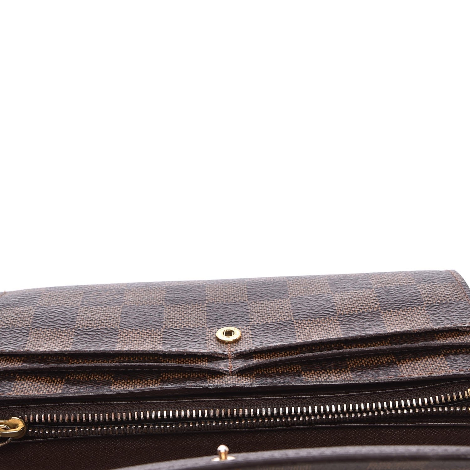 Louis Vuitton Damier Ebene Sarah Wallet 14 of 14