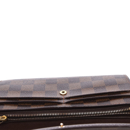 Louis Vuitton Damier Ebene Sarah Wallet 14 of 14