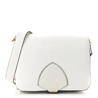 Burberry Calfskin Large Square Satchel Chalk White 1 of 11