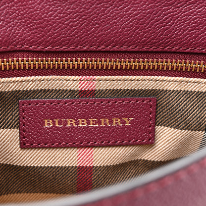 Burberry Soft Grain Calfskin Small Medley Crossbody Dark Plum 6 of 13