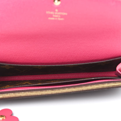 Louis Vuitton Monogram Bloom Flower Emilie Wallet 5 of 8