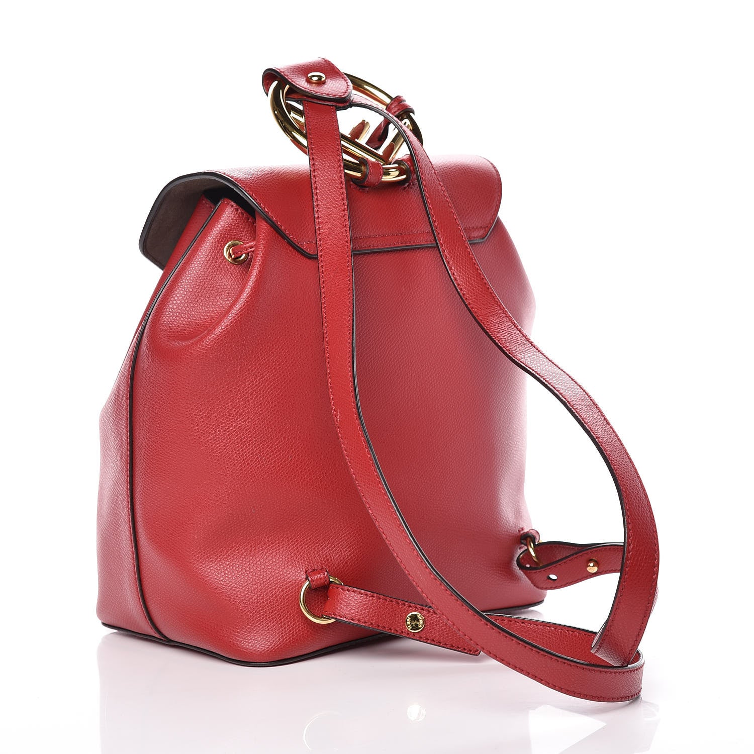 Fendi Vitello Cruise F is Fendi Drawstring Backpack Fragola 3 of 14