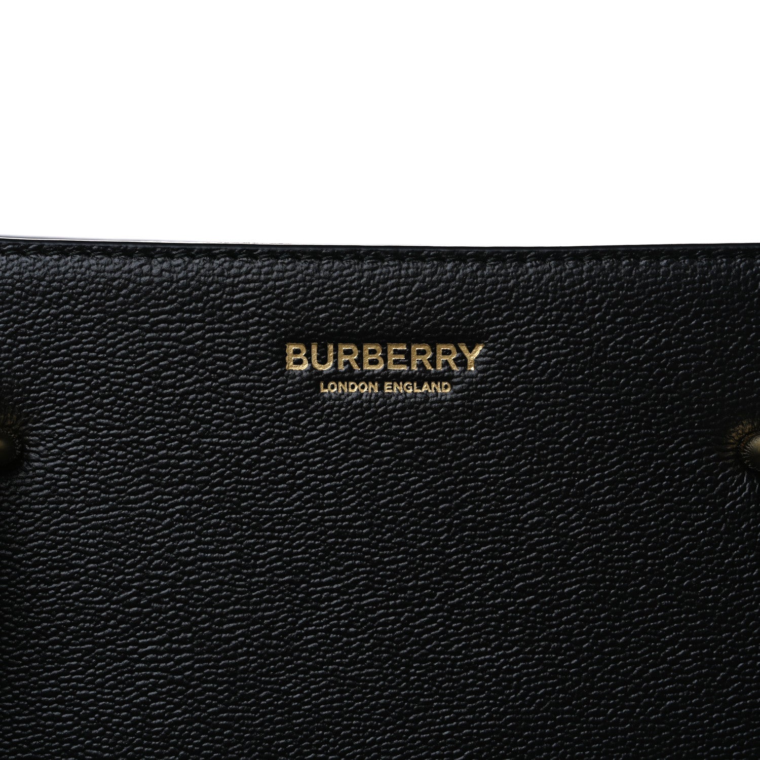 Burberry Calfskin Mega Check Small Banwell Tote Black 7 of 9