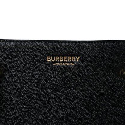 Burberry Calfskin Mega Check Small Banwell Tote Black 7 of 9