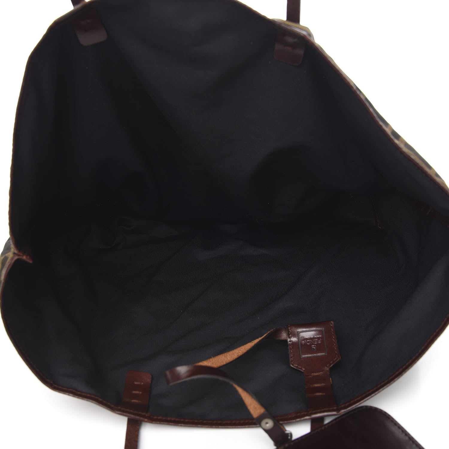 Fendi Zucca Medium Roll Tote Tobacco 5 of 9