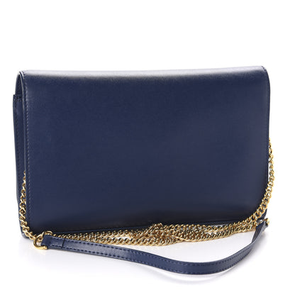 Fendi Vitello Liberty Lucido F is Fendi Wallet on Chain Blueberry 3 of 10